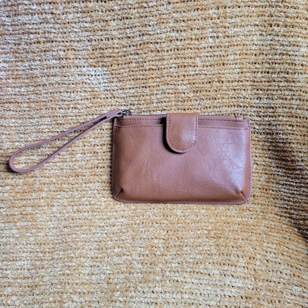 Universal Thread Tan Leather Wallet - image 1
